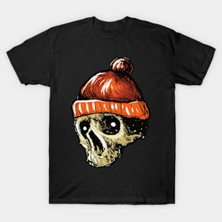 skull beanie T-Shirt